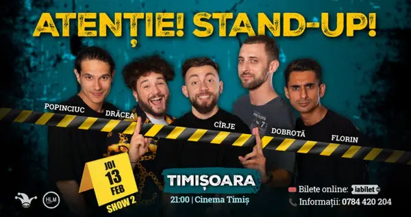 Stand-up comedy Drăcea, Cîrje, Florin, Dobrotă și Popinciuc