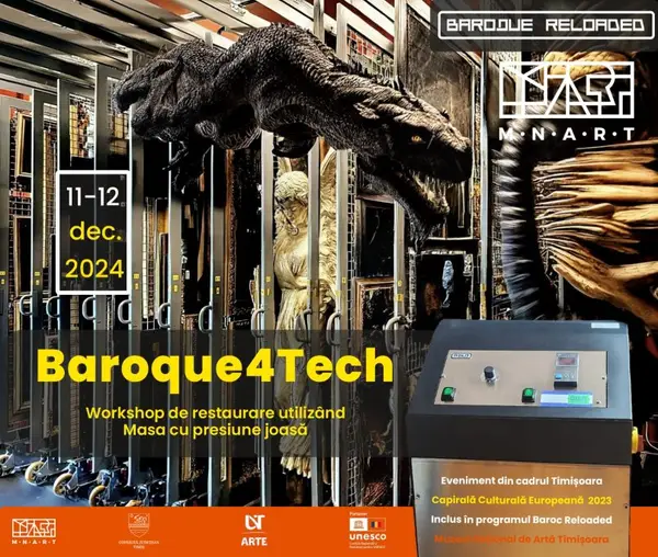 Baroque4Tech: Workshop MNArT despre tehnici moderne în restaurarea artei