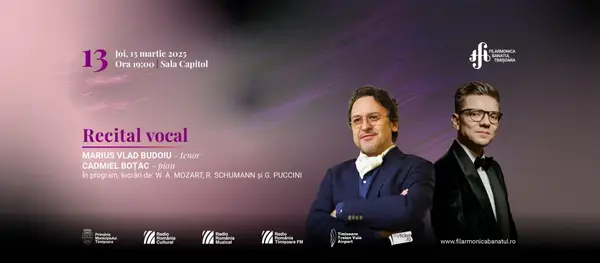 Recital vocal - Marius Vlad Budoiu tenor, Cadmiel Boțac pian