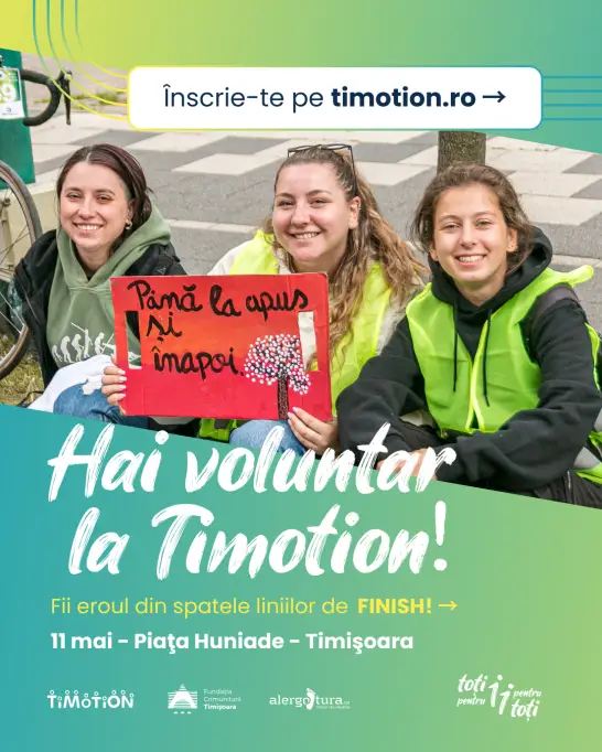 Timotion cauta voluntari pentru a 11-a editie a evenimentului