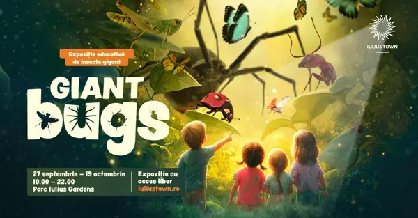 Expozitia Giant Bugs