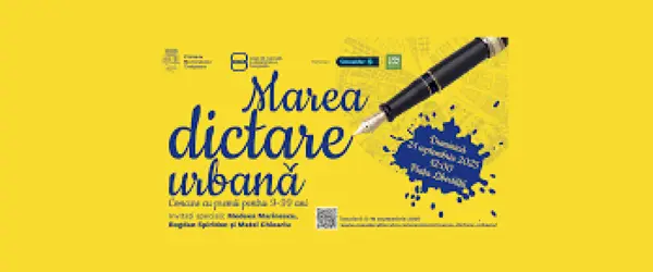 Piața Libertății din Timișoara, transformată într-o sală de clasă în aer liber la „Marea Dictare Urbană”