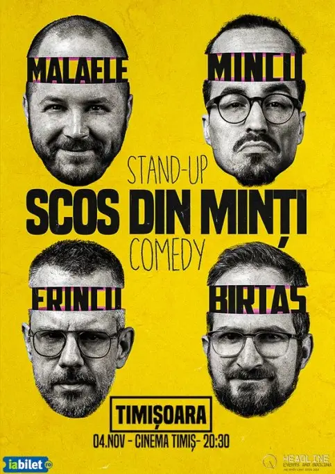 Stand-Up Comedy cu Frînculescu, Mălăele, Mincu și Birtaș - "Scos din minți"