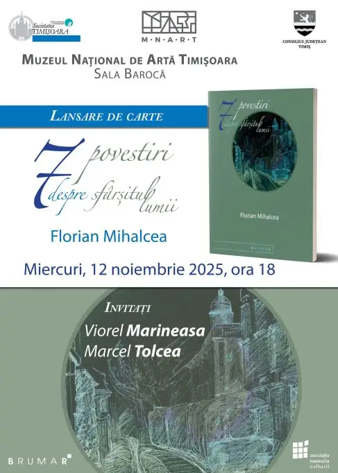 Lansare de carte, 7 povestiri despre sfârșitul lumii, de Florian Mihalcea