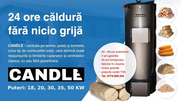 CANDLE România. Căldură autentică. Tehnologie simplă. Confort pe termen lung