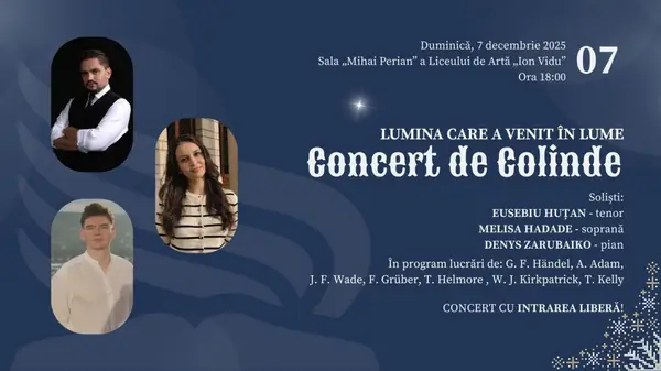 Concert de colinde Lumina care a venit in lume