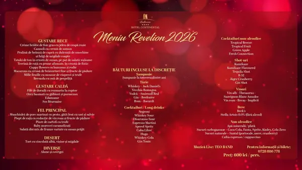 Revelion la Hotel Continental