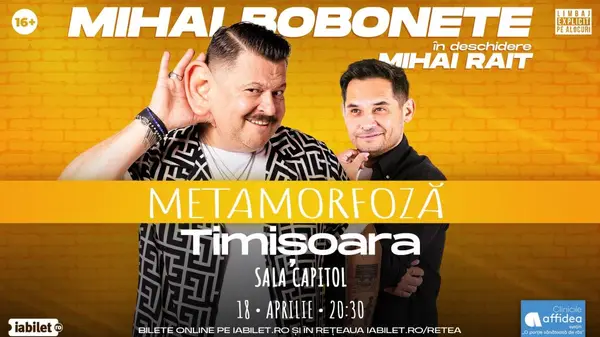 Stand up comedy cu Mihai Bobonete