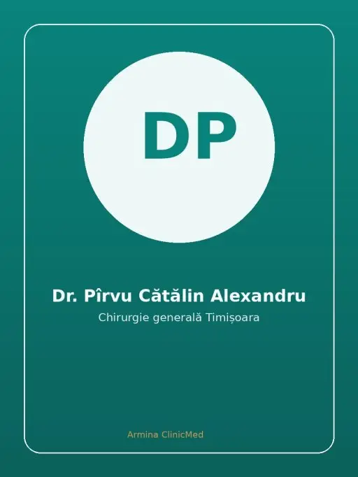 Pîrvu Catalin Alexandru - doctor