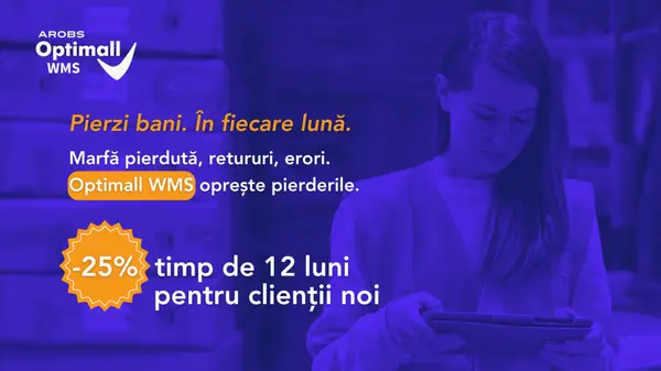 Cele mai scumpe erori din depozit sunt cele pe care nu le vezi. Află cum te ajută Optimall WMS să oprești pierderile