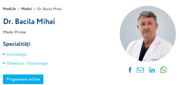 Bacila Mihai - doctor