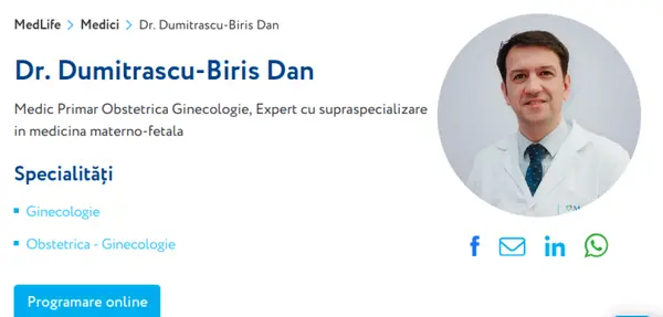 Dumitrascu Biris Dan - doctor