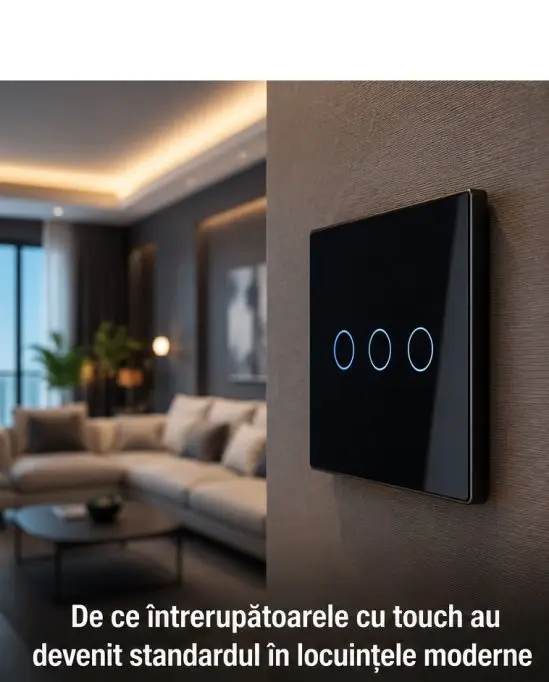 De ce intrerupatoarele cu touch au devenit standardul in locuintele moderne
