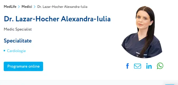 Lazar Hocher Alexandra Iulia - doctor