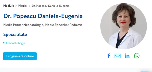Popescu Eugenia Daniela - doctor