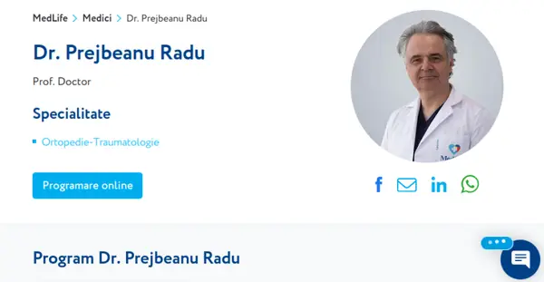 Prejbeanu Radu - profesor doctor