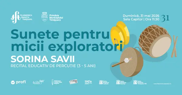 Recital educativ de percuție (3-5 ani)