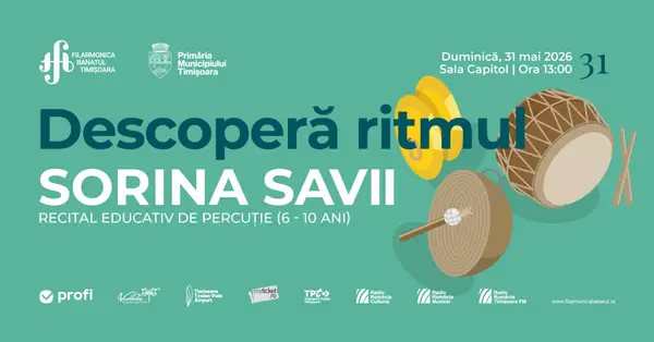 Recital educativ percuție (6-10 ani)