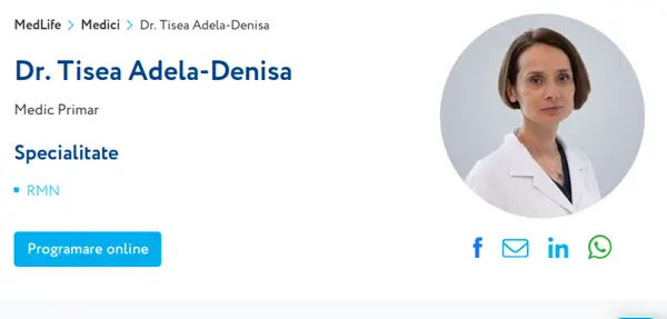 Tisea Adela Denisa - doctor