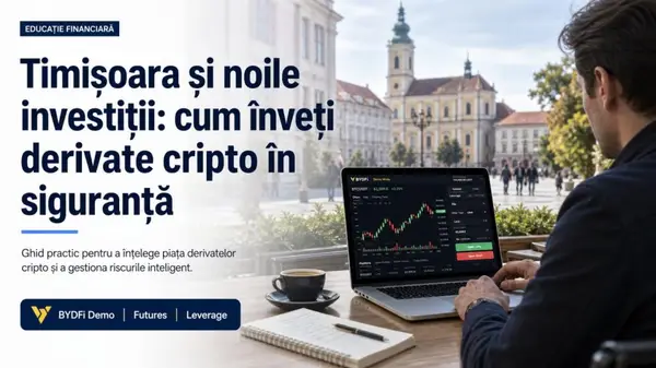 Trading demo: cum să înveți derivate cripto fără risc
