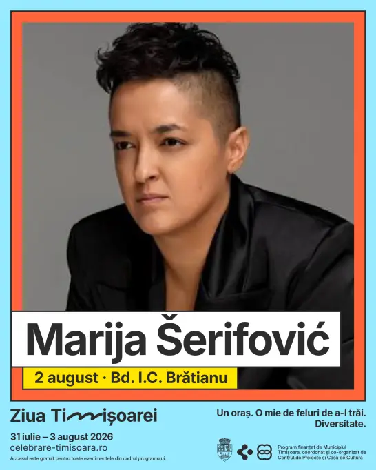 Marija Šerifović la Ziua Timișoarei