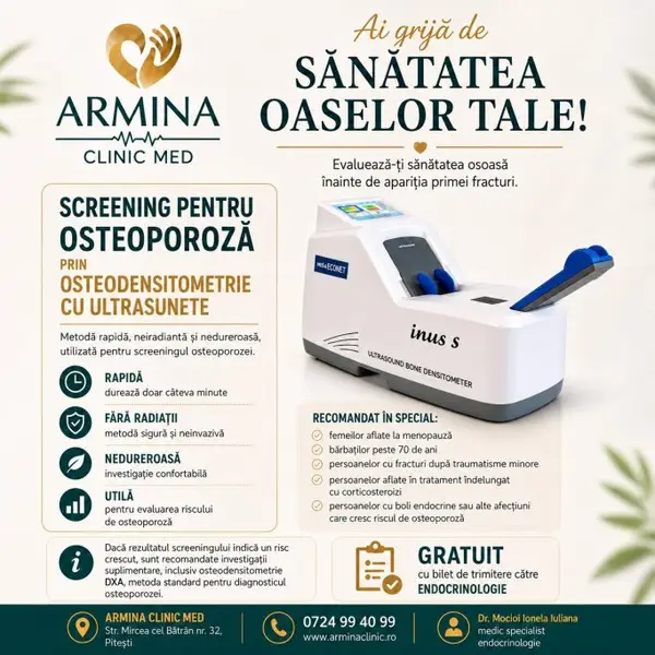 Consult CNAS pentru osteoporoză