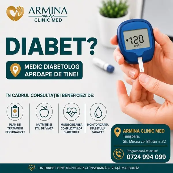 Consult diabet gratuit prin CNAS