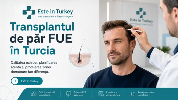 Transplantul de păr FUE în Turcia
