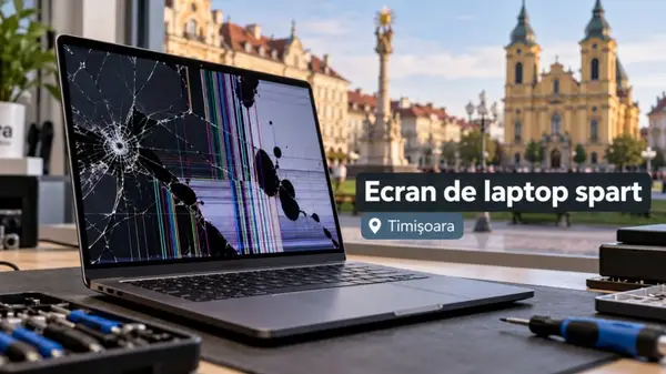 Ecran de laptop spart, cu pete sau cu dungi și ești din Timișoara: ce opțiuni ai și cum alegi corect