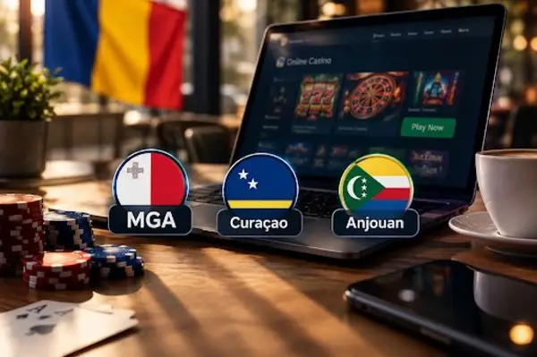 Cazinouri online străine: MGA, Curaçao sau Anjouan?