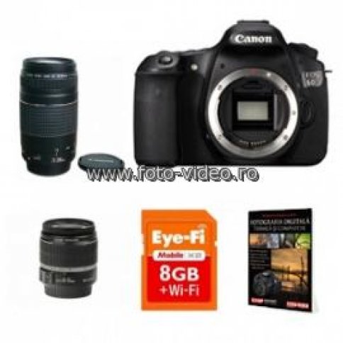 Canon 60D kit Canon EF-S 18-55mm + Canon EF 75-300mm