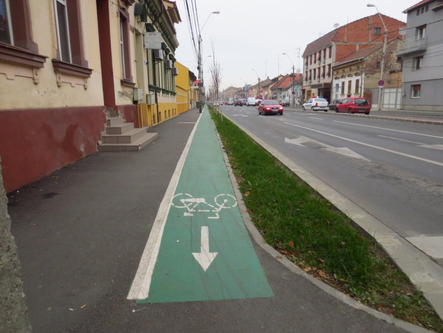Pista bicicleta - Bulevardul Constantin Brancoveanu
