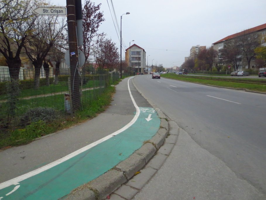 Pista bicicleta - Bulevardul Cetatii