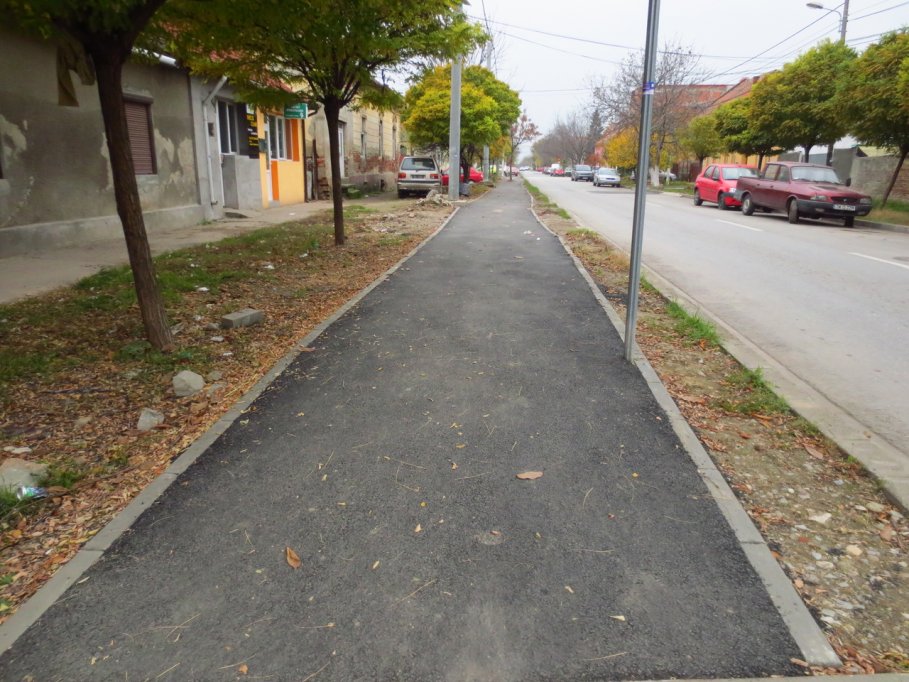 Pista bicicleta - Strada Crisan