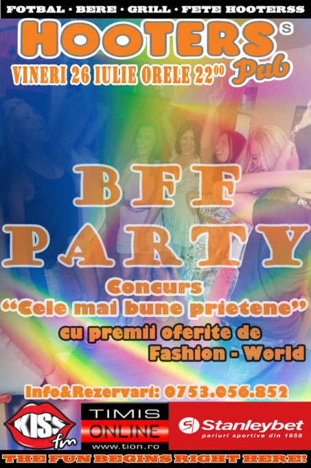  BFF Party la Hooters PUB