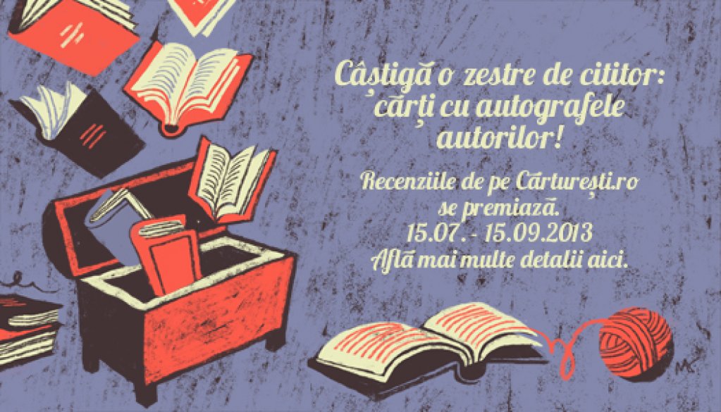 Castiga o zestre de cititor: carti cu autografele autorilor
