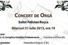 Recital de orga cu Felician Rosca la final de festival baroc