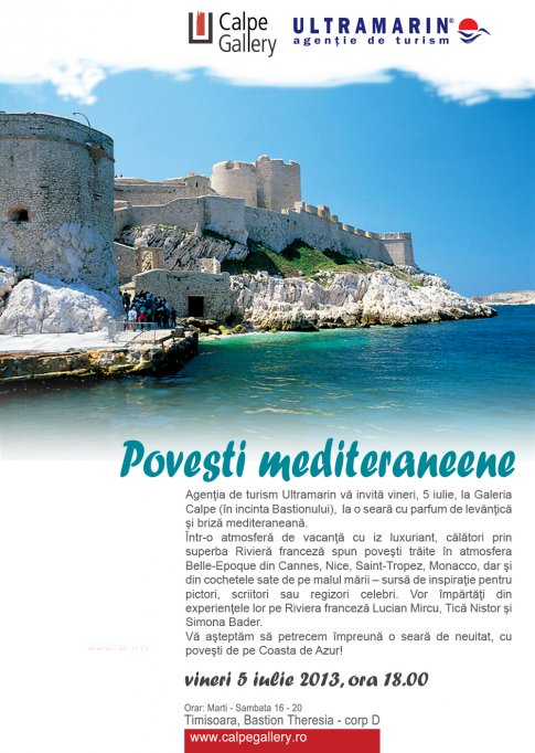 Seara mediteraneana cu povesti de pe Coasta de Azur