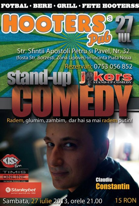 Stand-up comedy cu Claudiu Constantin (trupa Jokers)