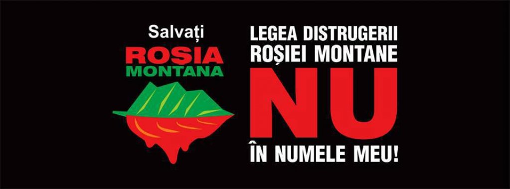 Protest Rosia Montana in Timisoara