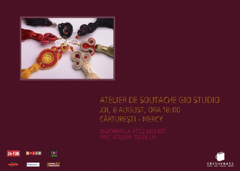 Atelier de soutache la Carturesti Mercy