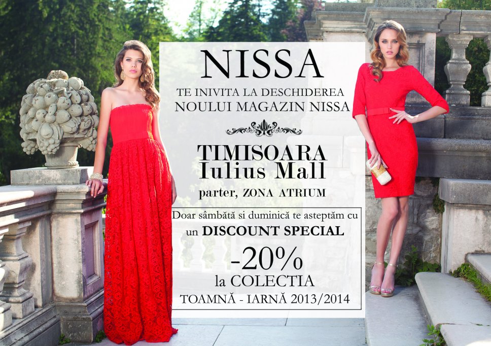 Nissa,un nou magazin pentru femei cu stil, in Iulius Mall Timisoara