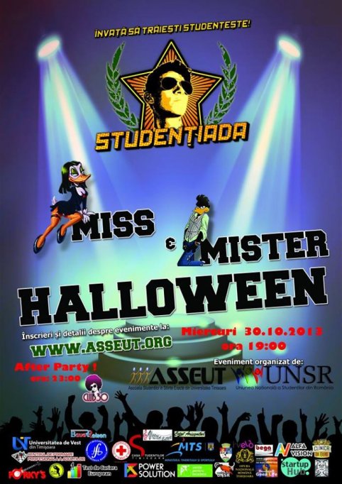 Miss and Mister Halloween Studentiada 2013