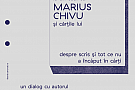 La un ceai cu Marius Chivu si cartile lui