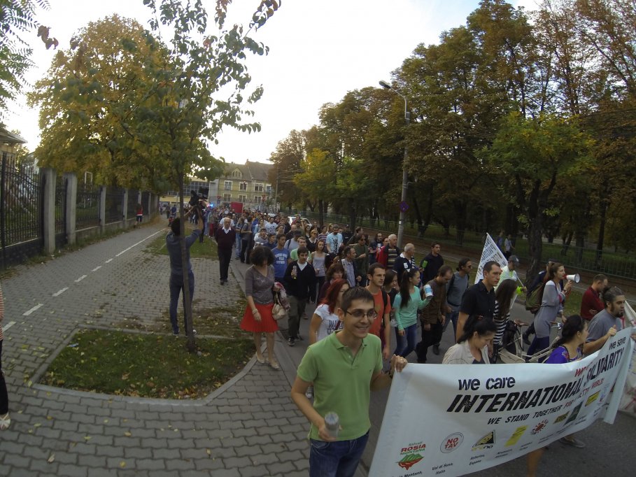 Proteste la Timisoara - 13.10.2013
