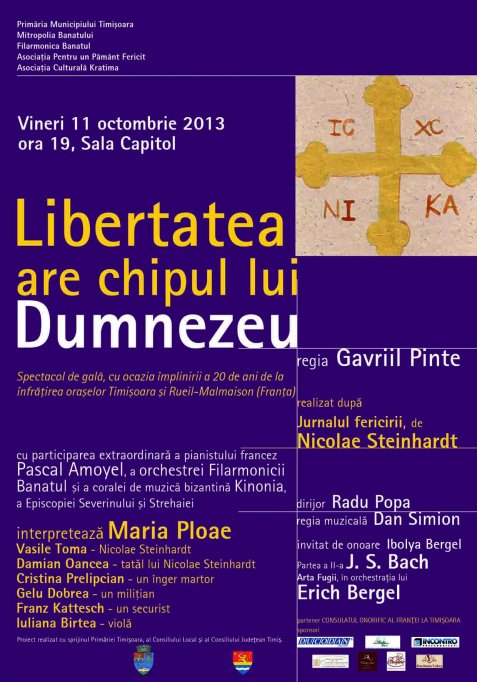 Libertatea are chipul lui Dumnezeu