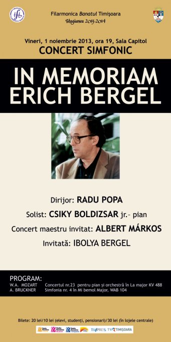 Concert simfonic in memoriam Erich Bergel