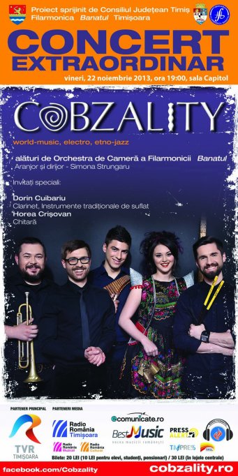 Concert extraordinar Cobzality la Filarmonica