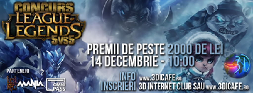 Turneu League of Legends 5vs5 - Timisoara