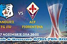 Meciul Pandurii - Fiorentina, vizional la Club Poseidon